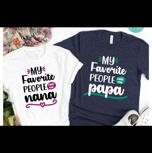 Tops - Nana or Papa women's and men's t-shirt